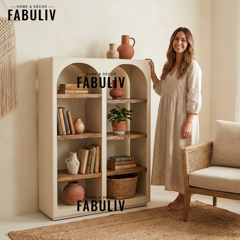 Advaya 8-Shelf Display Cabinet