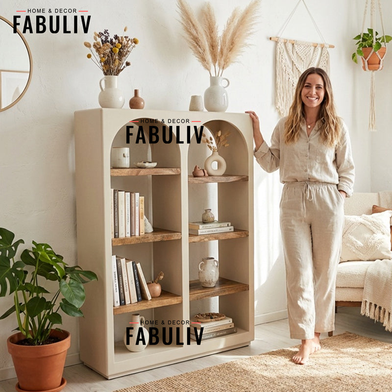 Advaya 8-Shelf Display Cabinet