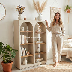 Advaya 8-Shelf Display Cabinet