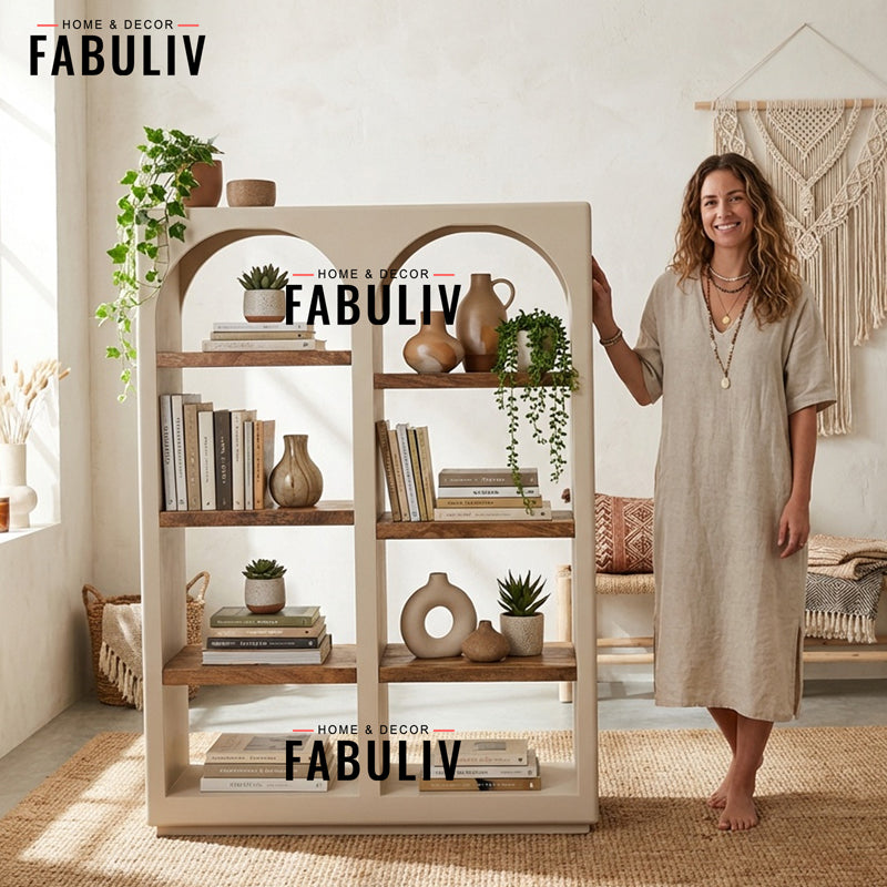 Advaya 8-Shelf Display Cabinet