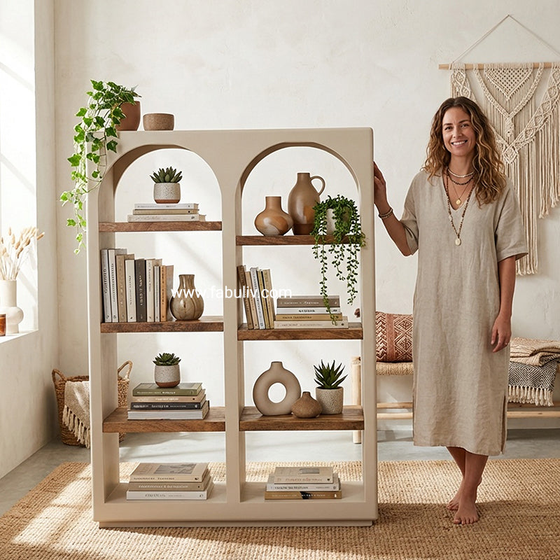 Advaya 8-Shelf Display Cabinet