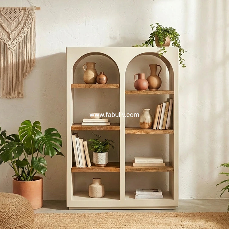 Advaya 8-Shelf Display Cabinet