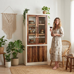 Advaya Tall Buffet Cabinet