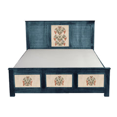 Hand Painted Solid Wood Bed