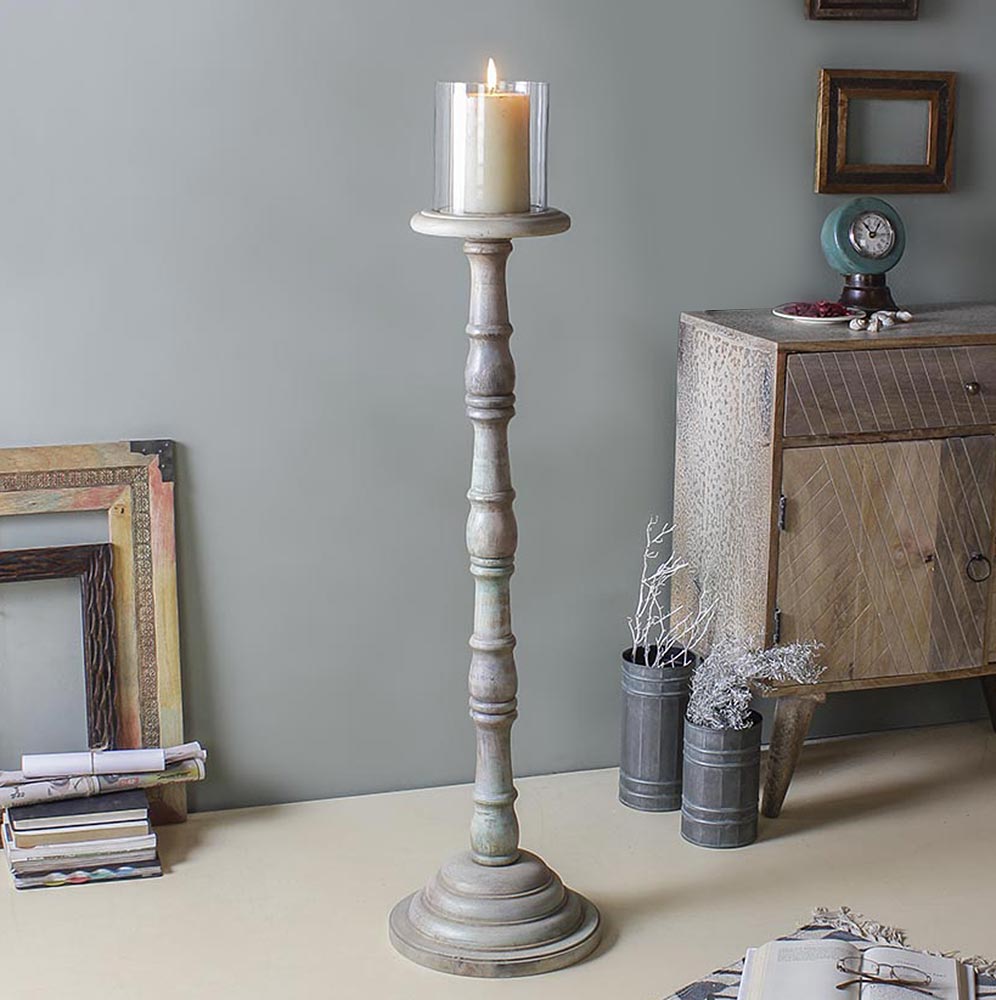 Maugris Vintage Floor Candle Stand