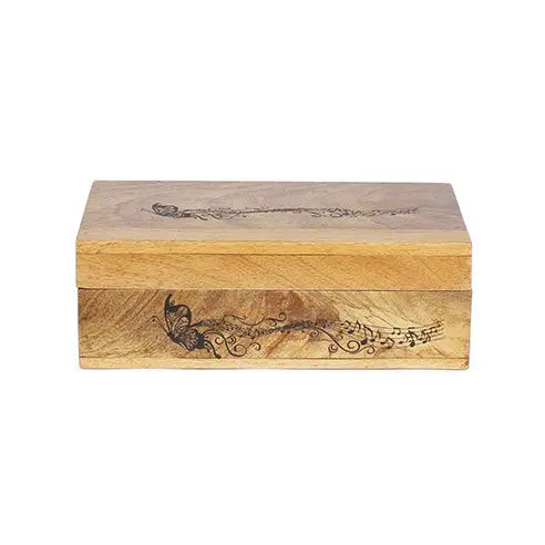 Rustic Wooden Box with 6 compartments india