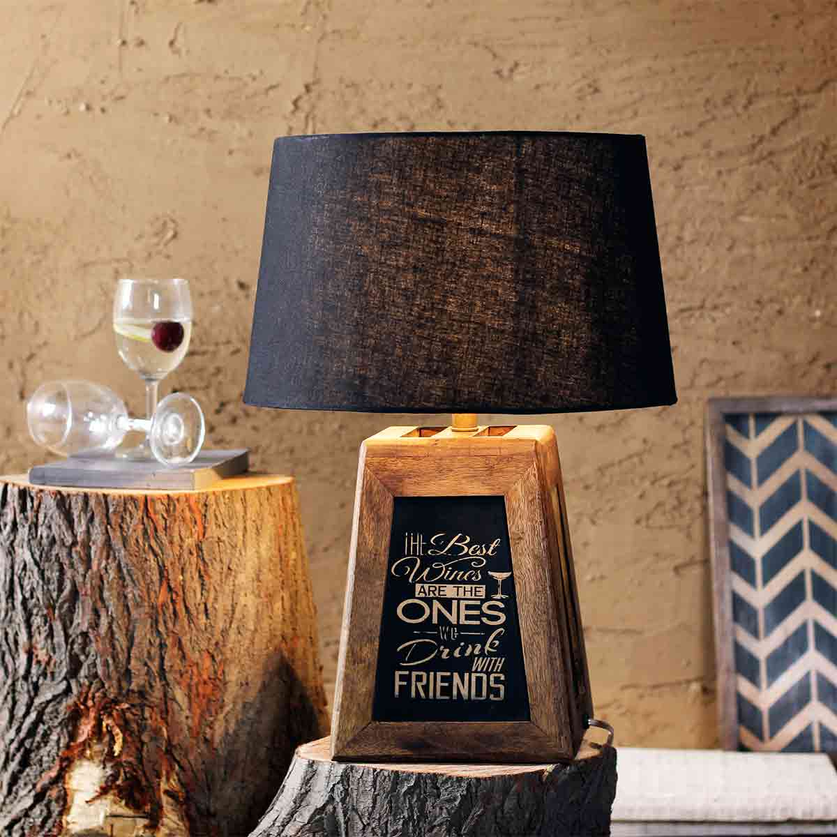 Calvin Wine Table Lamp