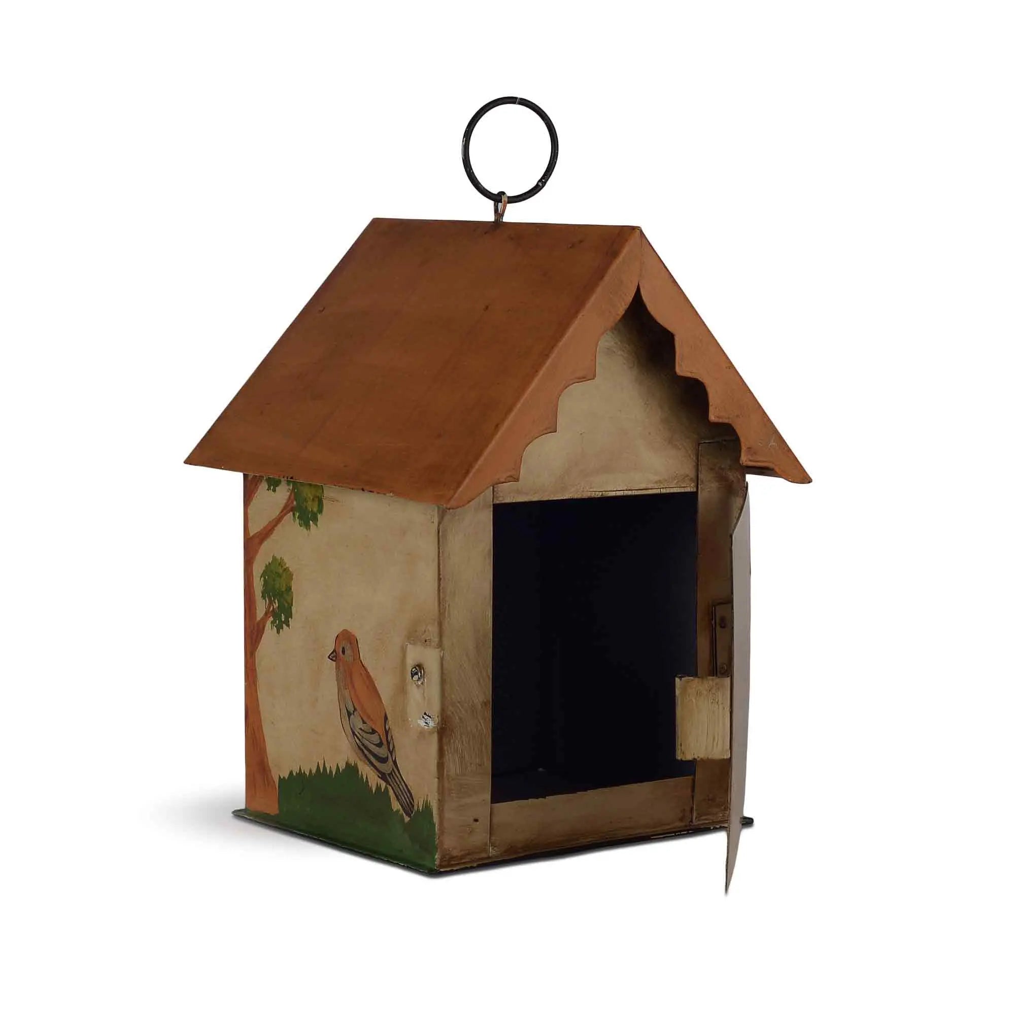 Humming Bird House Orange