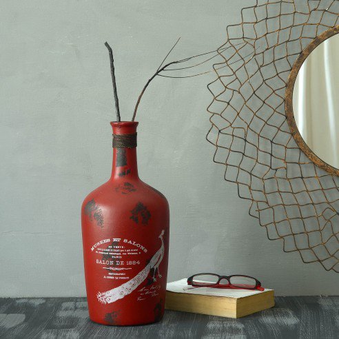 Buy Jason Vintage Vase Red online