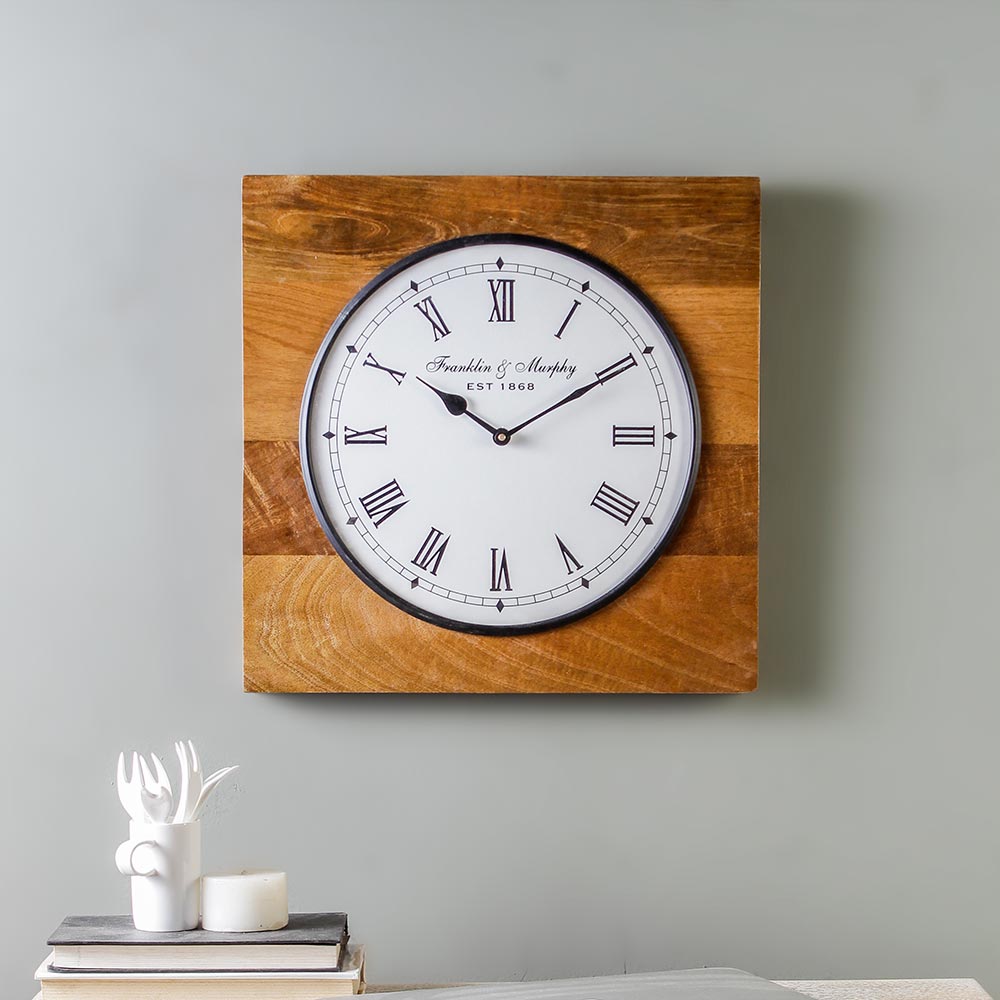 Winwood Vintage 15 Square Wall Clock
