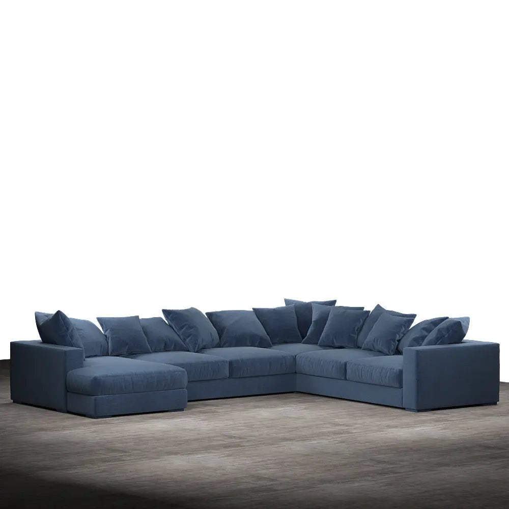 Striado Upholstered Sofa With Chaise Sectional