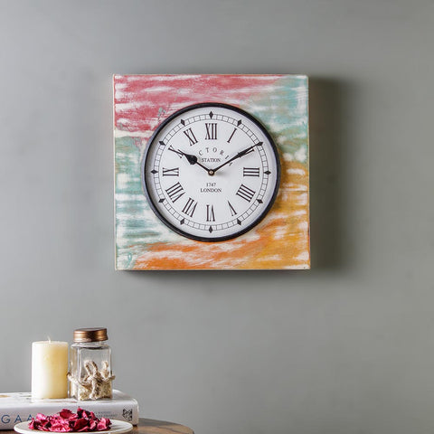 Camrose Wooden 11 Square Wall Clock
