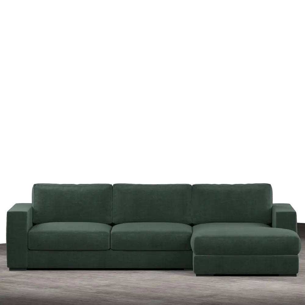 Claire Upholstered Sofa With Chaise Sectional