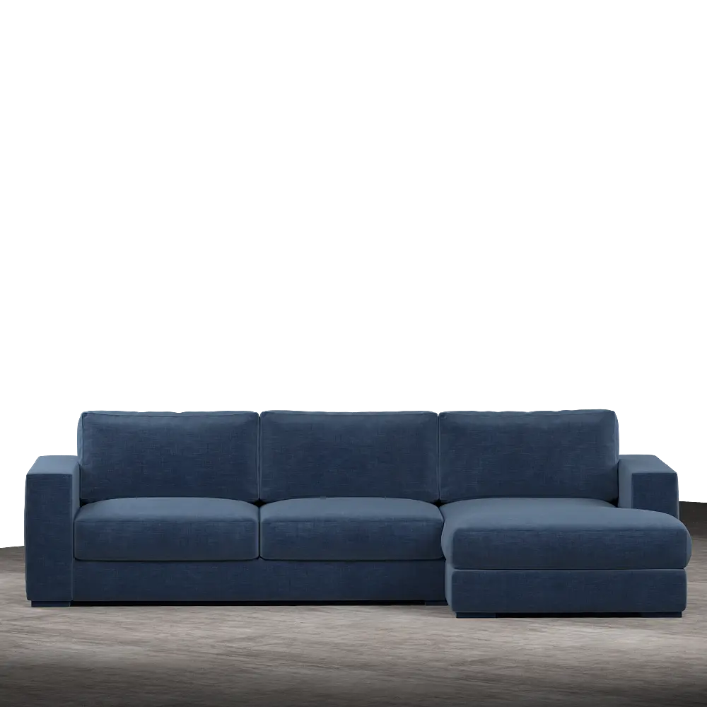 Claire Upholstered Sofa With Chaise Sectional