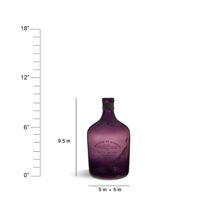 Alvin Large Purple Vase in 2 Sizes - Fabuliv