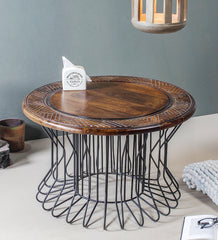 Buy Alek Wood Iron Coffee Table online