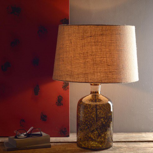 Galvin Amber Table Lamp Online