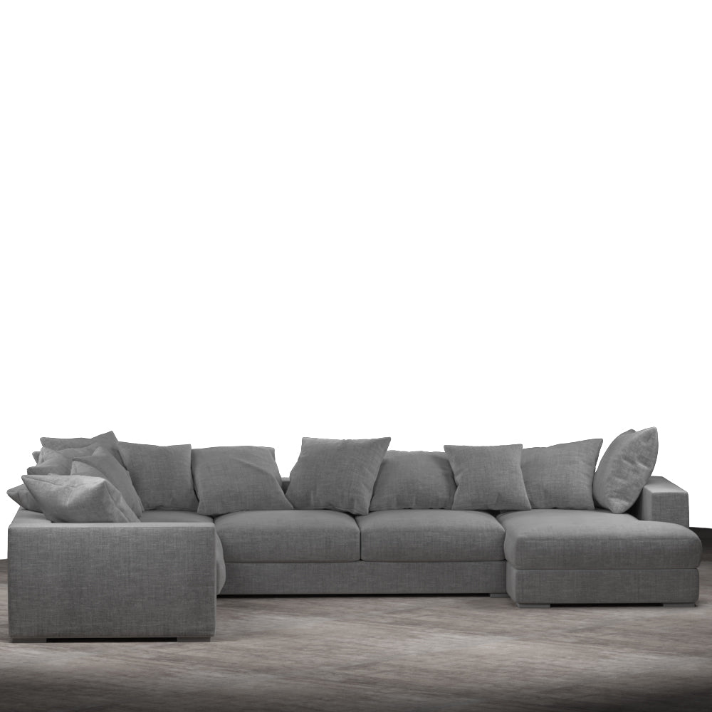 Striado Upholstered Sofa With Chaise Sectional
