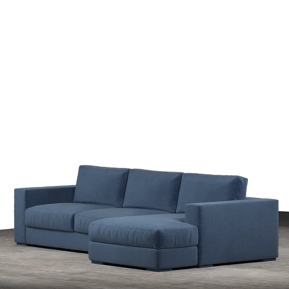 Claire Upholstered Sofa With Chaise Sectional