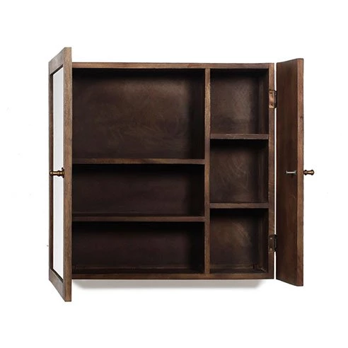 Elba Vintage Solid Wood Wall Mounted Cabinet in 2 Sizes