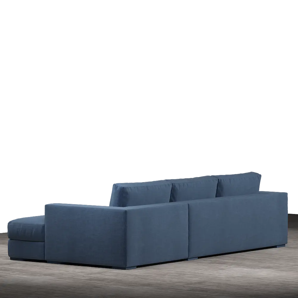 Claire Upholstered Sofa With Chaise Sectional