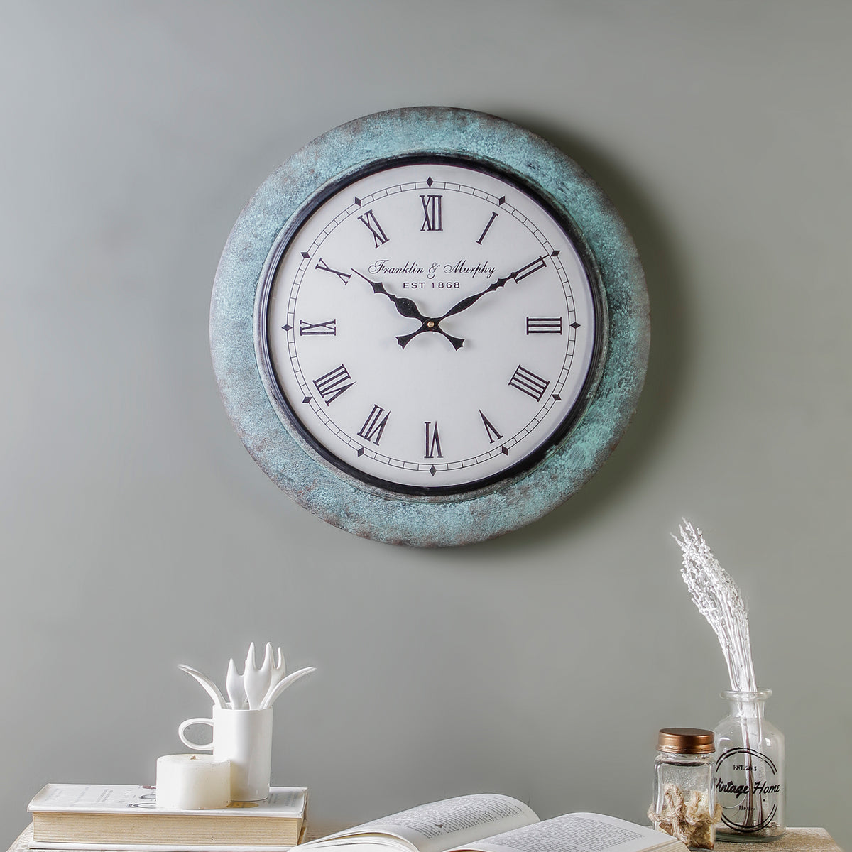 Buy Winwood Rustic MDF 15" Wall Clock online