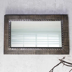 Coastal Wheathered Bathroom Mirror