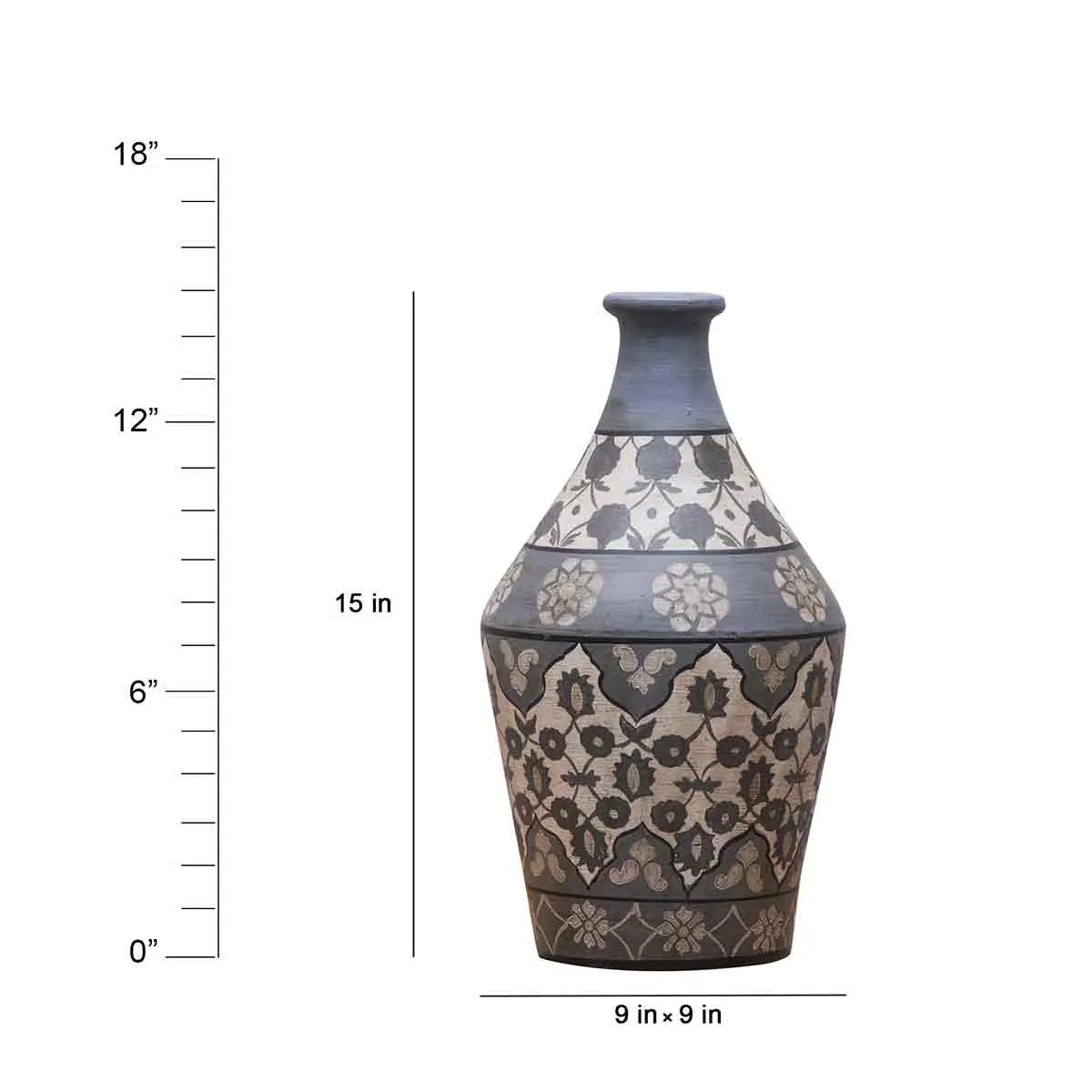 Vintage Balcon Terracotta Vase