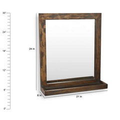 bathroom mirror with storage