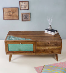 Buy Grapy Green Wooden Coffee table online