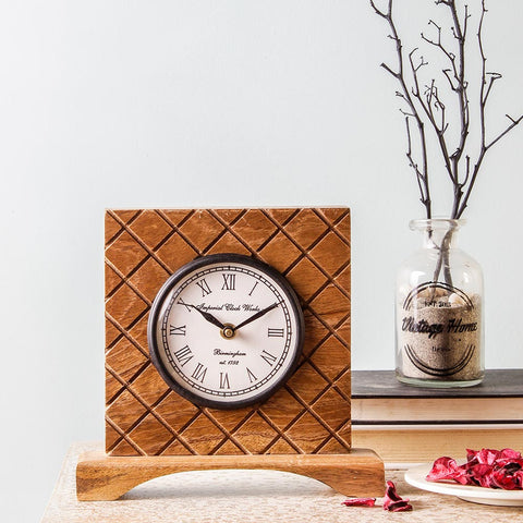 Dorothy 7 Square Table Clock