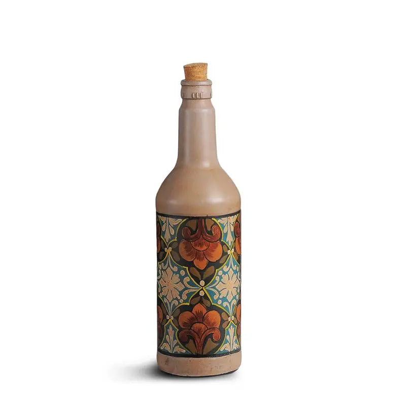 French Art Decorative Glass Bottles Set of 3