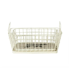 Set of 2 Simba White Baskets b