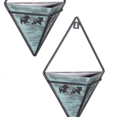 Roark handpainted hanging vases set of 3 c