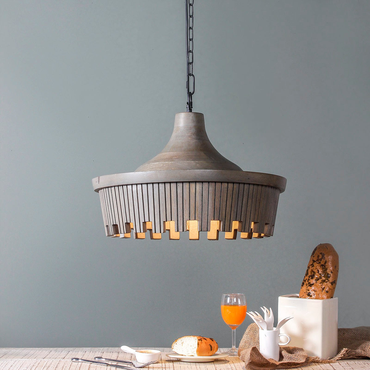 Braxton Grey Pendant Lamp