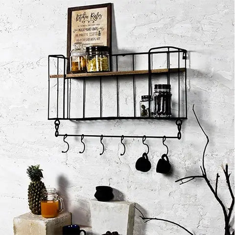 Casa industrial wall shelf