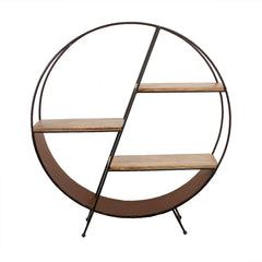 Wooden wall shelves
