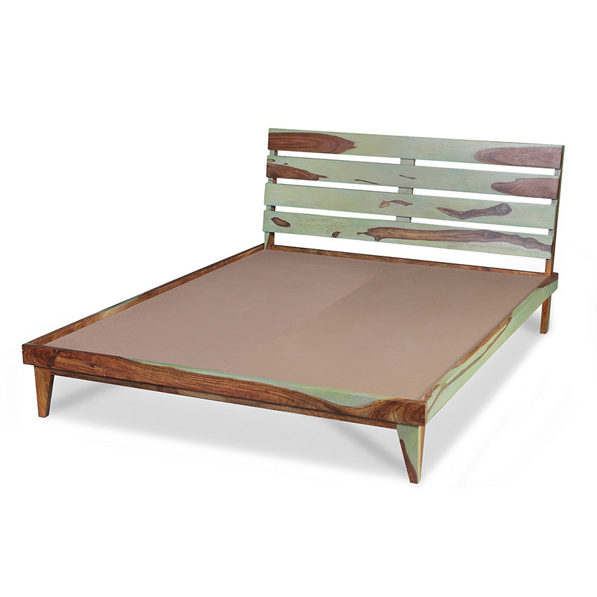 ALBIN Solid Sheesham Wood Bed