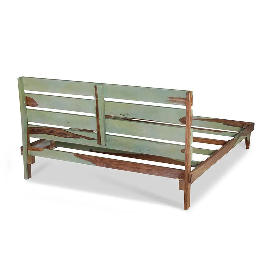 ALBIN Solid Sheesham Wood Bed