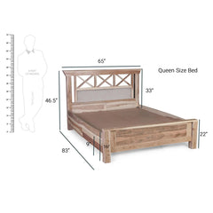 Solid Sheesham Wood Bed