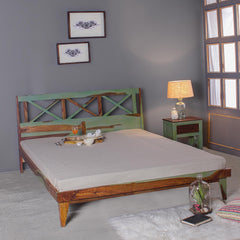 Mavis Solid Sheesham Wood Bed