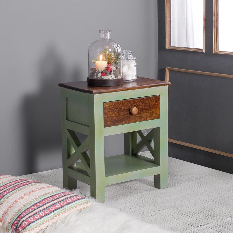 Mavis Solid Wood Bedside Table