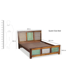 Solid Wood Bed
