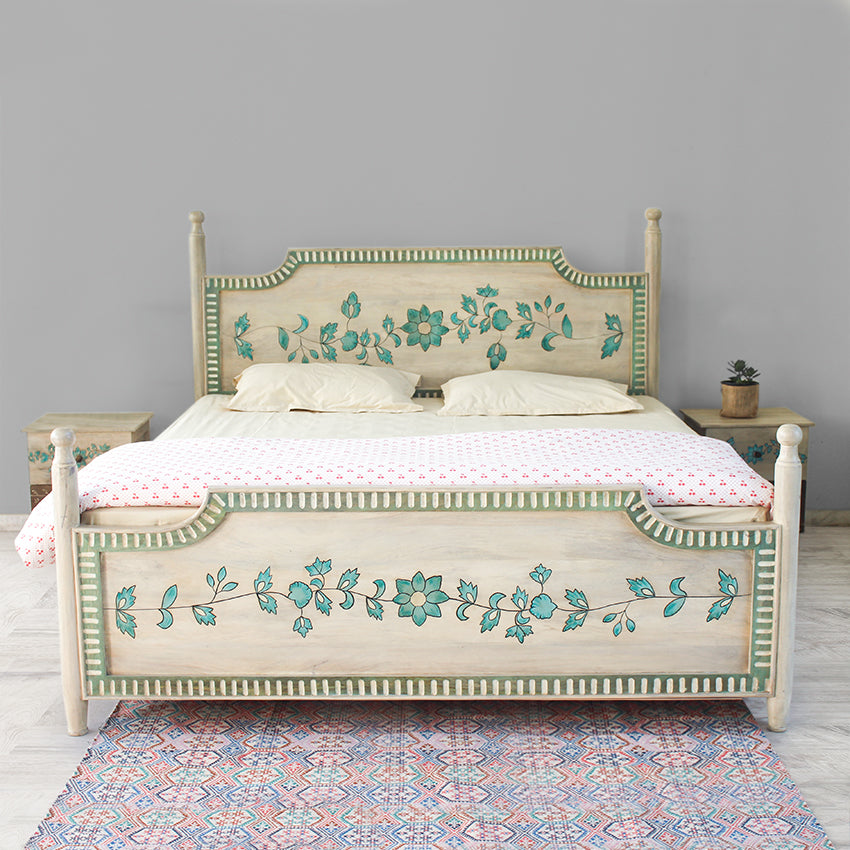 Athens Solid Wood Bed