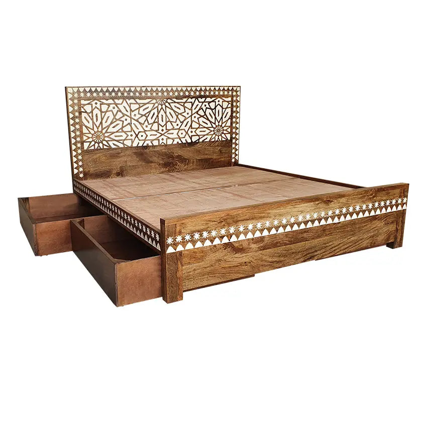 Solid Wood Bed online