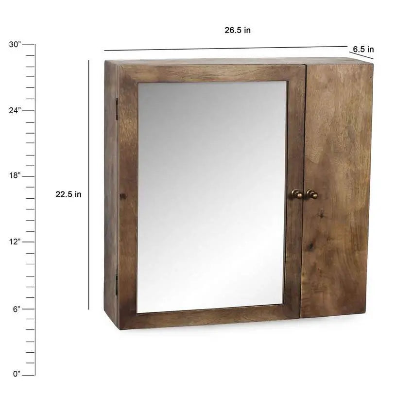 wooden bathroom cabinet