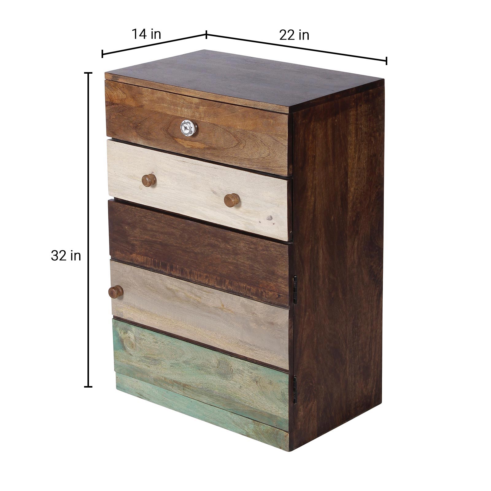Olive Solid Wood Cabinet
