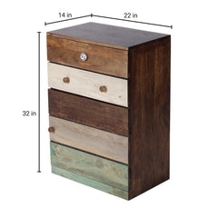 Olive Solid Wood Cabinet - Fabuliv