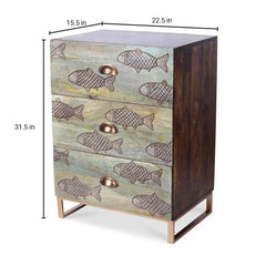 Margot Solid Wood Cabinet - Fabuliv