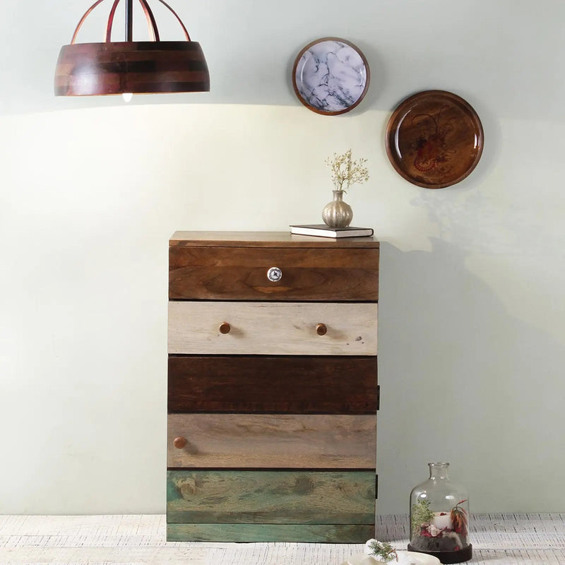 Olive Solid Wood Cabinet